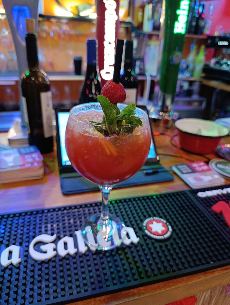 Cóctel de fresa