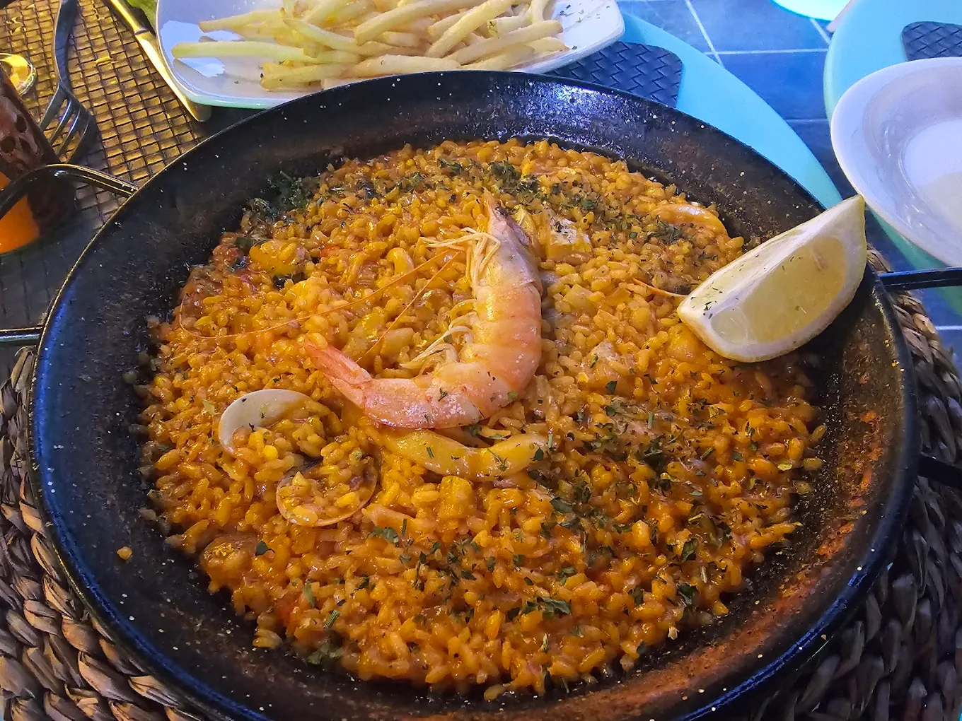 Paella de marisco de Café Del Mar
